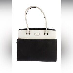 KATE SPADE ♠️ - New York Colorblock Leather Shoulder Bag Laptop Tote